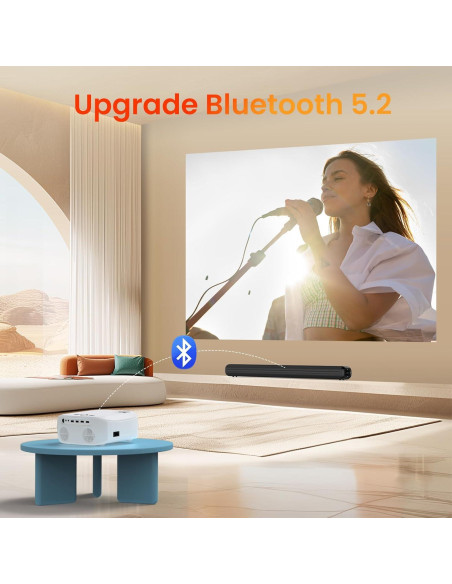 Proyector HAPPRUN F5 Full HD 1080P 12000L WiFi Bluetooth Proyector HAPPRUN F5 Full HD 1080P 12000L WiFi Bluetooth