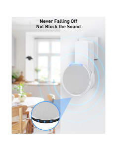 Soporte de Pared Maxonar para Echo Pop - Blanco, Sin Taladros 2