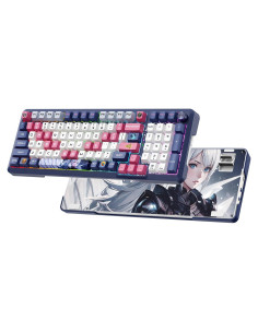 Teclado Mecánico Inalámbrico RisoPhy Anime T421 RGB 98 Teclas