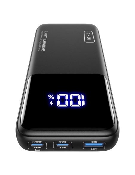 Banco de Energía INIU 20000mAh 65W Carga Rápida USB-C Banco de Energía INIU 20000mAh 65W Carga Rápida USB-C