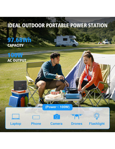 Banco de Energía Portátil Powkey 100W 26400mAh Carga Rápida Banco de Energía Portátil Powkey 100W 26400mAh Carga Rápida