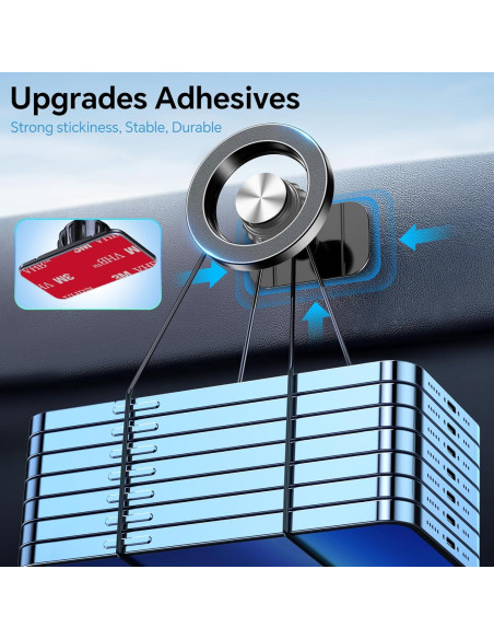 Soporte Magnético para Coche Coolpow MagSafe 360 Negro Soporte Magnético para Coche Coolpow MagSafe 360 Negro