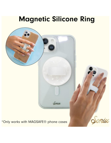 Soporte Magnético para Teléfono Lenntek MagSafe Tortuga Blanca