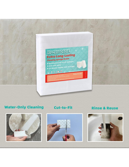 Borrador Esponja Mágica RongrongJIE 10 Pcs Densidad Alta Borrador Esponja Mágica RongrongJIE 10 Pcs Densidad Alta