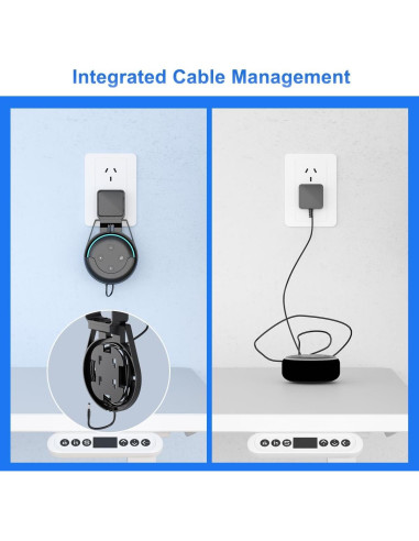 Soporte de Pared Suptek para Echo Dot 3ra Generación Negro