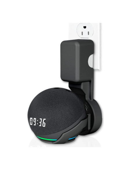 Soporte de Pared para Echo Dot 4ta Gen. Yecen Negro Soporte de Pared para Echo Dot 4ta Gen. Yecen Negro