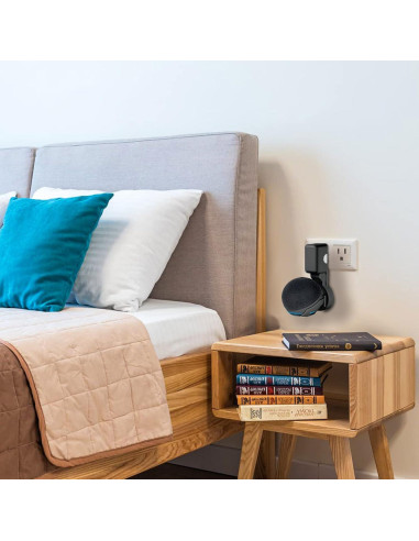 Soporte de Pared para Echo Dot 4ta Gen. Yecen Negro