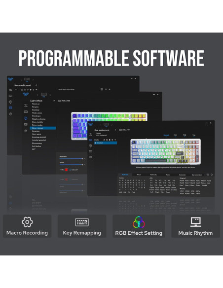 Teclado Mecánico EPOMAKER F99 Inalámbrico 96% Bluetooth USB-C Teclado Mecánico EPOMAKER F99 Inalámbrico 96% Bluetooth USB-C