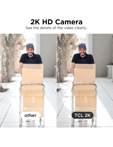 Cámara de Seguridad Solar 2K TCL Cam B1, Wi-Fi, IP65
