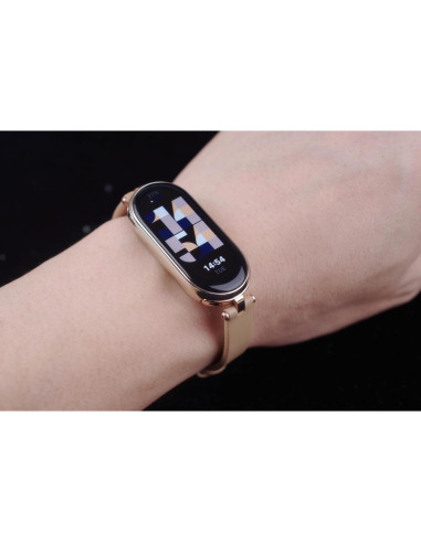 Correa MIJOBS para Xiaomi Mi Band 8 y 9 Cuero Genuino
