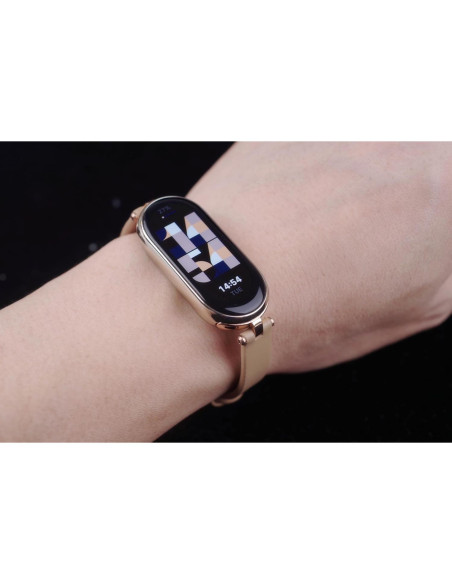 Correa MIJOBS para Xiaomi Mi Band 8 y 9 Cuero Genuino Correa MIJOBS para Xiaomi Mi Band 8 y 9 Cuero Genuino