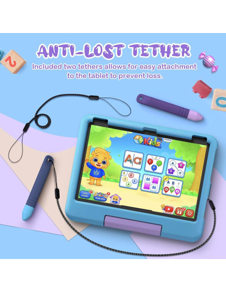 Lápices Stylus Niños Mixoo Antideslizantes 2 Pzs Azul+Morado Lápices Stylus Niños Mixoo Antideslizantes 2 Pzs Azul+Morado