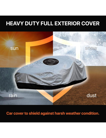 Funda de Coche CoverSeal VS300 Mediana Resistente al Agua Funda de Coche CoverSeal VS300 Mediana Resistente al Agua