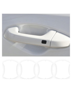 4 Piezas Protectores de Manijas de Puerta Blilo Transparente