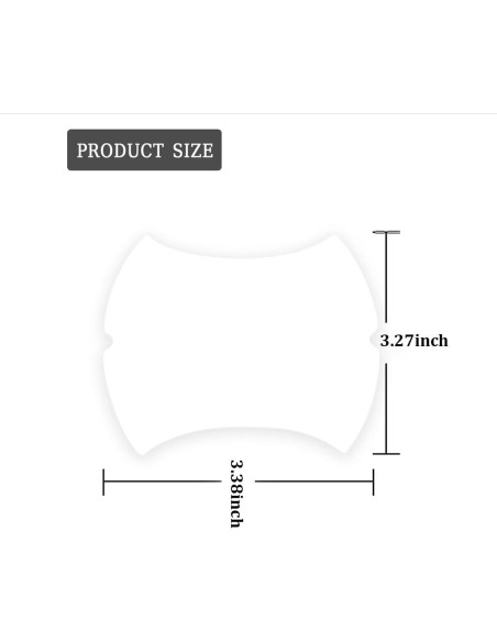 4 Piezas Protectores de Manijas de Puerta Blilo Transparente 4 Piezas Protectores de Manijas de Puerta Blilo Transparente