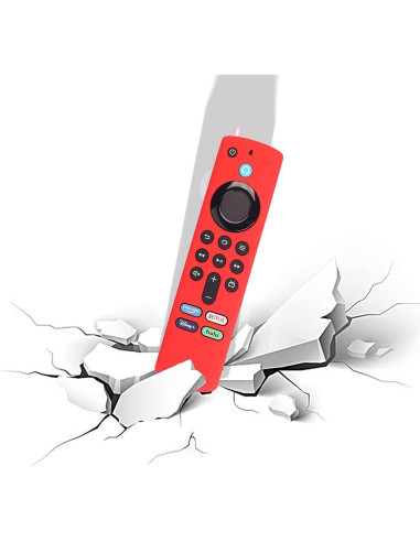 Funda Silicona Control Remoto Fire TV Stick 4K Rosa
