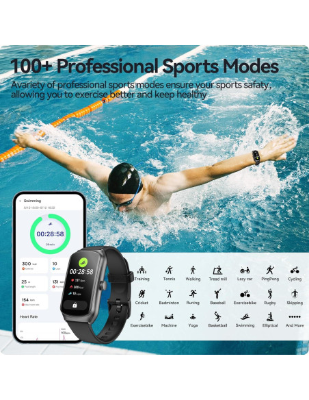 Rastreador Fitness Anyloop ALB2 Monitoreo 24/7 IP68 Rastreador Fitness Anyloop ALB2 Monitoreo 24/7 IP68
