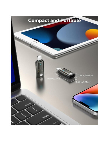 Adaptador USB C a Lightning MoKo 35W Carga Rápida