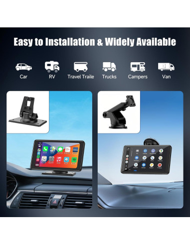 Pantalla Carplay Inalámbrica BuonaIdea 7" HD con GPS y Bluetooth