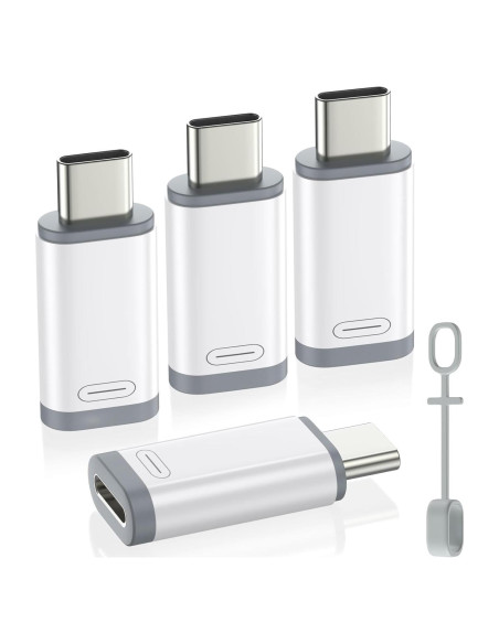 Adaptador Lightning a USB C MoKo 4 Pack para iPhone 15/16 Adaptador Lightning a USB C MoKo 4 Pack para iPhone 15/16