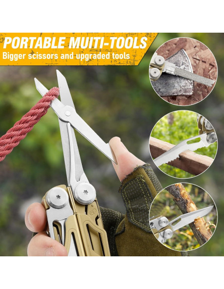 Multiherramienta BIBURY 31 en 1 Plegable Acero Inoxidable Multiherramienta BIBURY 31 en 1 Plegable Acero Inoxidable