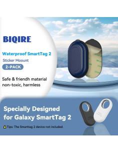 Funda Adhesiva QINZAC para Galaxy SmartTag 2 - Impermeable 2