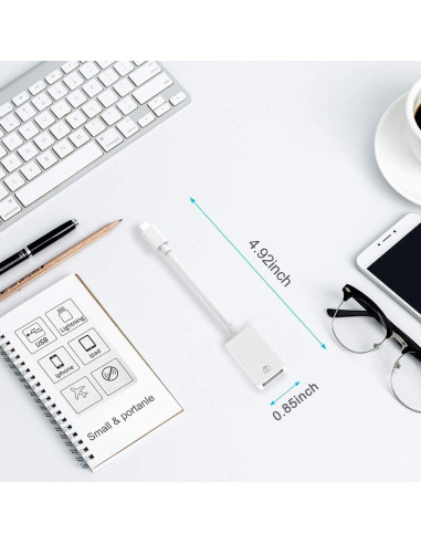 Adaptador Lightning a USB Cirafon 3.0 para iPhone/iPad