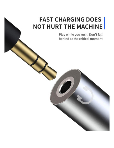 Adaptador Lightning a Jack 3.5mm Jekruyi para iPhone Adaptador Lightning a Jack 3.5mm Jekruyi para iPhone