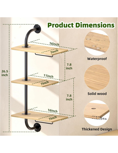 Estante de Plantas Rotativo SS 3 Niveles 42 cm Negro Estante de Plantas Rotativo SS 3 Niveles 42 cm Negro