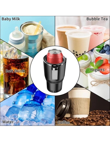 Enfriador y calentador de tazas Yesinaly 2 en 1 para auto