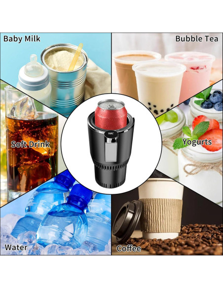 Enfriador y calentador de tazas Yesinaly 2 en 1 para auto Enfriador y calentador de tazas Yesinaly 2 en 1 para auto