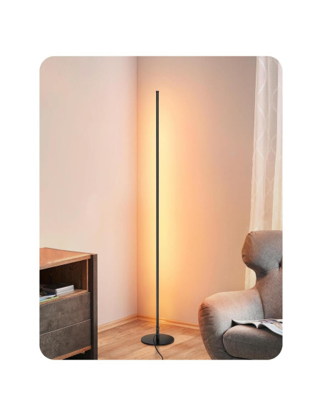 Lámpara de Pie LED EDISHINE 145.75 cm Regulable con Control Remoto Lámpara de Pie LED EDISHINE 145.75 cm Regulable con Control Remoto