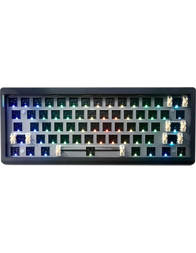Teclado Mecánico ZUOYA GMK61 60% Inalámbrico RGB Hot Swap
