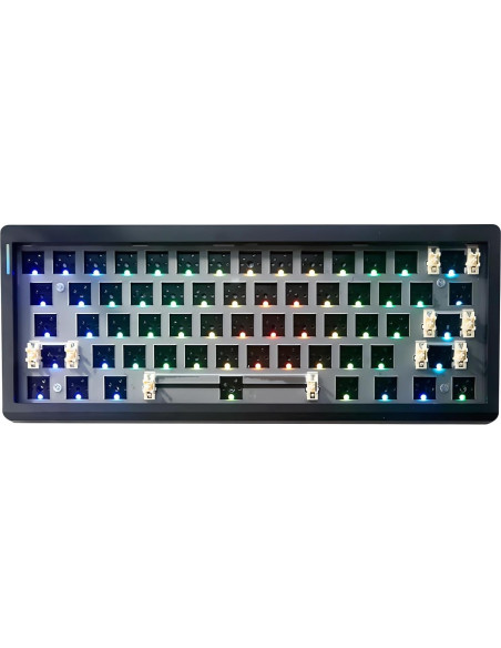Teclado Mecánico ZUOYA GMK61 60% Inalámbrico RGB Hot Swap Teclado Mecánico ZUOYA GMK61 60% Inalámbrico RGB Hot Swap