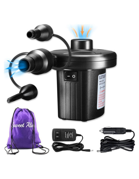 Bomba de Aire Eléctrica Sweet Alice 110V/12V Portátil 0.43kg Bomba de Aire Eléctrica Sweet Alice 110V/12V Portátil 0.43kg