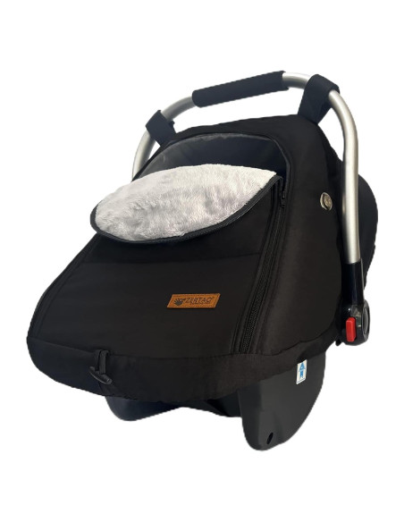Funda para Asiento de Auto ZERTAO Invierno Bebés Negra Funda para Asiento de Auto ZERTAO Invierno Bebés Negra