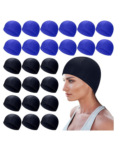 Coume Gorras de Natación 24 Pcs Unisex Nylon Spandex Coume Gorras de Natación 24 Pcs Unisex Nylon Spandex