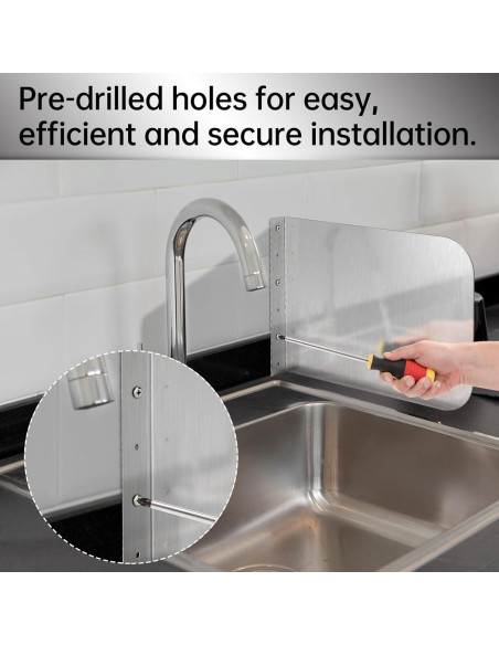 Protector Lateral Acero Inoxidable Famiron 43x30 cm Montaje Pared Protector Lateral Acero Inoxidable Famiron 43x30 cm Montaje Pared