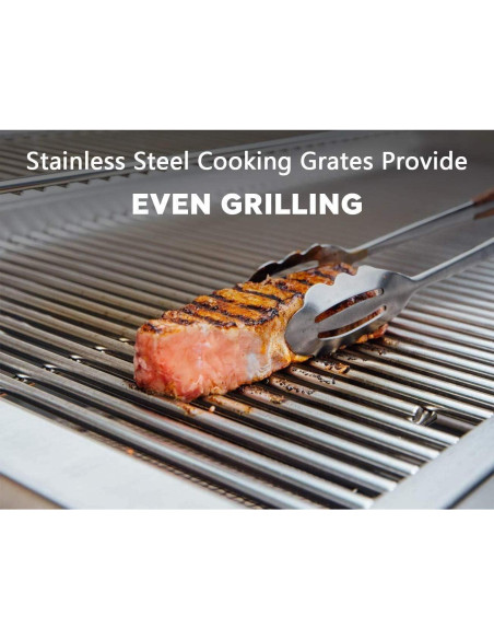 Rejillas de Acero Inoxidable Uniflasy para Nexgrill 720-0925 Rejillas de Acero Inoxidable Uniflasy para Nexgrill 720-0925
