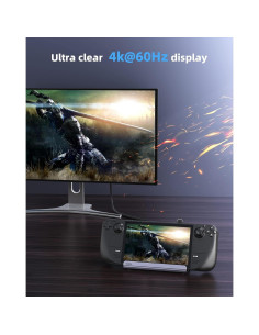 Dock M.2 6-en-1 Iavkyu para Steam Deck HDMI 4K 100W 2
