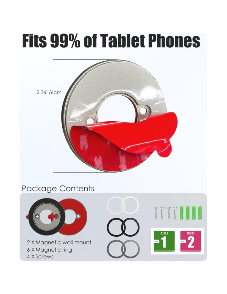 Soporte de Pared Magnético Charchendo para Tabletas 360 Soporte de Pared Magnético Charchendo para Tabletas 360