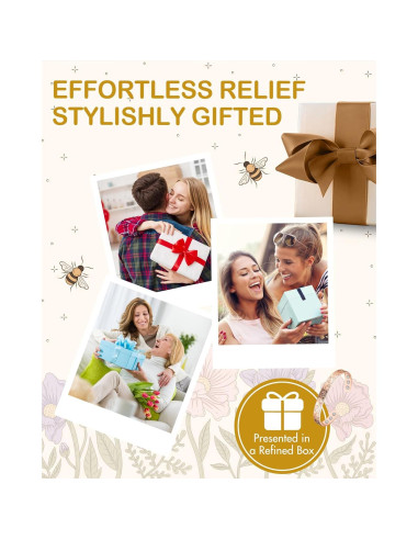 Pulsera Magnética de Cobre Feraco Oro Rosa Ajustable