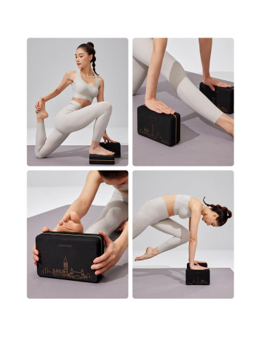 Bloques de Yoga YOTTOY 23x15x8 cm - 2 Piezas EVA Ecológico