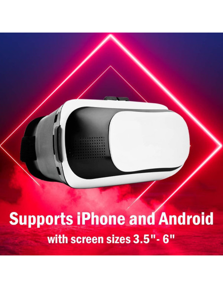 Visor VR Deco Gear para Móviles 3.5-6" Ajustable (VR100BK) Visor VR Deco Gear para Móviles 3.5-6" Ajustable (VR100BK)