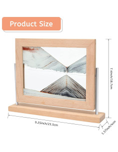 Coitak Imagen de Arena Móvil Oro - Arte Dinámico para Oficina 2