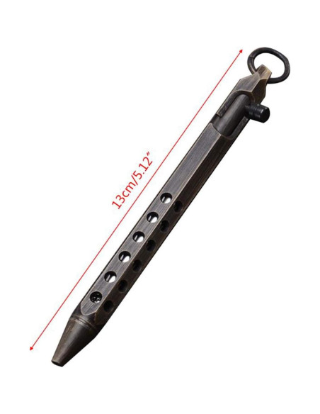 Bolígrafo PUOSUO Hexagonal Negro 0.5mm EDC Latón Bolígrafo PUOSUO Hexagonal Negro 0.5mm EDC Latón