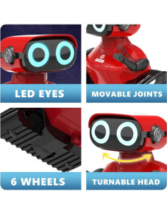 Robot Control Remoto GILOBABY NH-017 con Ojos LED Rojo 2
