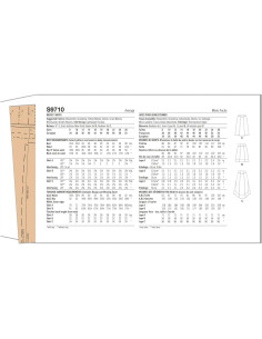 Kit de Patrones de Costura Simplicity S9710 para Faldas Mujer 2