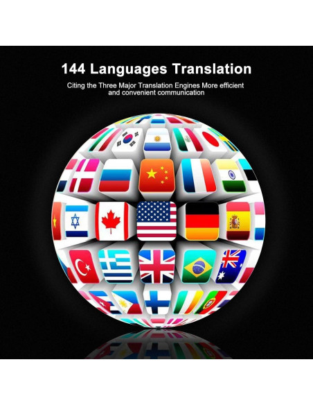 Auriculares Traductores de Idiomas Y113 - Bluetooth 5.1, 144 Idiomas Auriculares Traductores de Idiomas Y113 - Bluetooth 5.1, 144 Idiomas