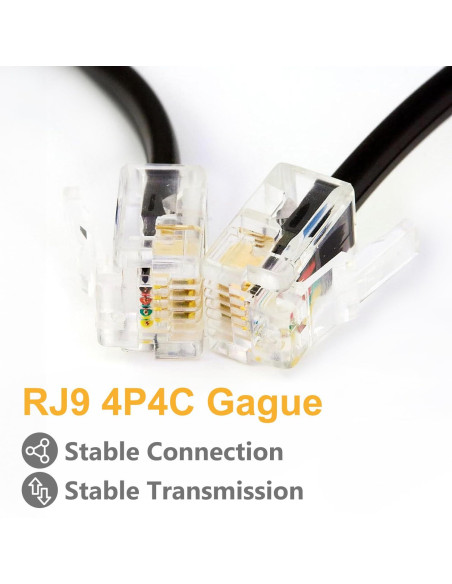 Desenredador de Cable Uvital para Teléfono Fijo - Paquete de 2 Desenredador de Cable Uvital para Teléfono Fijo - Paquete de 2